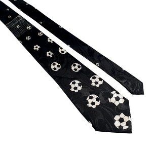Fratello Mens Necktie Tie Soccer Game Designer Accessory Work Office Dad Gift